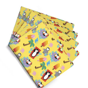 Penguin Beach Gift Wrap (5 Sheets)