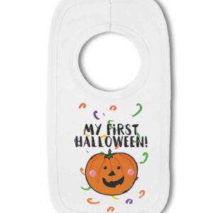 My First Halloween! Pumpkin - Baby Pullover Bib