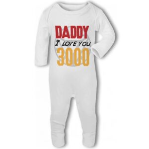 Daddy I love you 3000 - Baby Romper Suit