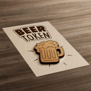 Beer Glass Token - A6 Token Card