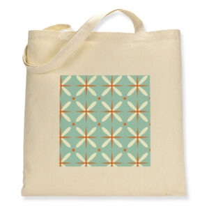 Vintage Star Pattern - Canvas Tote Bag
