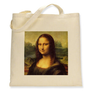Leonardo da Vinci's Mona Lisa - Canvas Tote Bag
