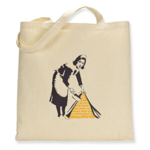 Banksy Sweep it Under the Carpet - Canvas Tote Bag