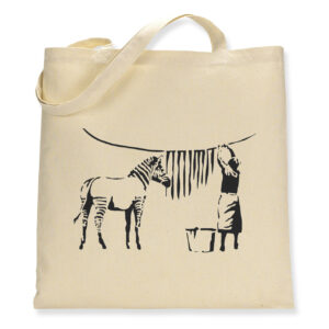 Washing Zebra Stripes - Canvas Tote Bag