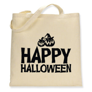 Happy Halloween Laughing Jack-'o-Lantern - Canvas Tote Bag