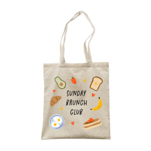 Sunday Brunch Club - Breakfast Canvas Tote Bag