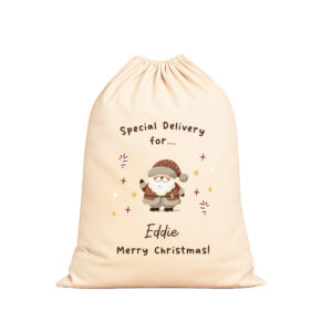 Personalised Name - Kid's Large Father Christmas Santa Sack