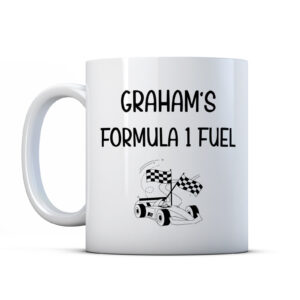 Personalised Formula 1 Fan Gift - Funny Racing Car Mug