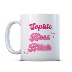 Personalised Diva Boss Gift - Funny Work Colleague Mug