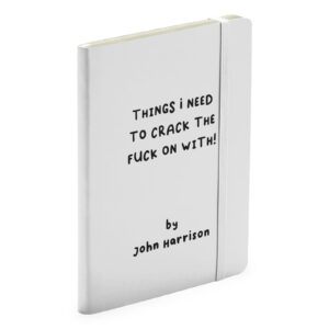 Personalised Name Funny Notebook - Crack On To Do List Gift