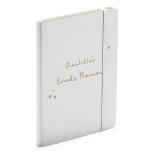 Personalised Name Events Planner Notebook Gift - Planning Notes For Wedding, Birthdays, Special Occasions