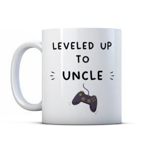 Levelled Up to Uncle Mug - Funny Pregnancy Announcement For Gamer Brother