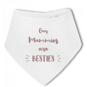 Our Mummies Are Besties - Best Friends Baby Grow Outfit, Matching Baby Grow, Friendship Baby Shower Gift