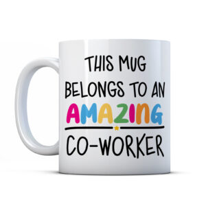 amazing co-worker gift mug for colleague