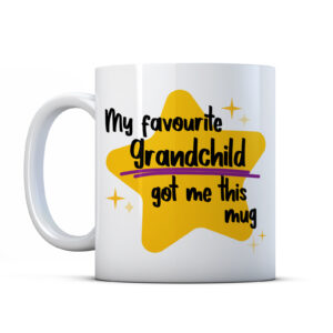 favourite grandchild got me this mug grandparent gift