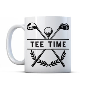 tee time golf mug for golfer