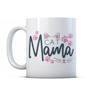 cat mama graphic mug gift