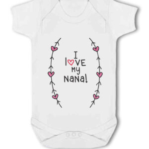I love my Nana! (Heart and Arrow) - Baby Vest