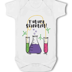 Future Scientist! - Baby Vest, New Baby Gift For Science Lover